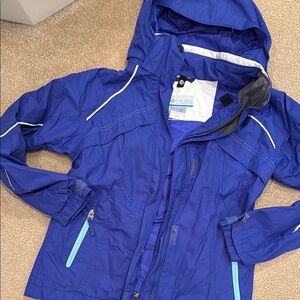 Columbia Blue Hooded Jacket